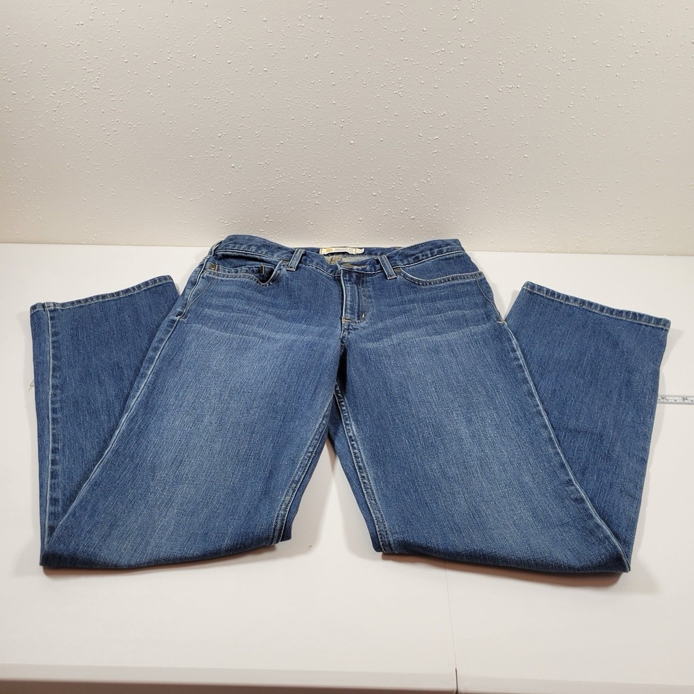 Carhartt Women' Jeans Original Fit Rugged Flex Straight Leg Size 8 Regular Blue